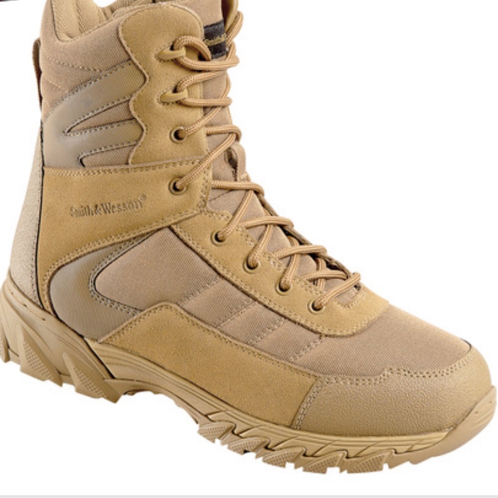 Smith & Wesson Ranger Side-Zip Water Resistant Men's Tactical Service Boots